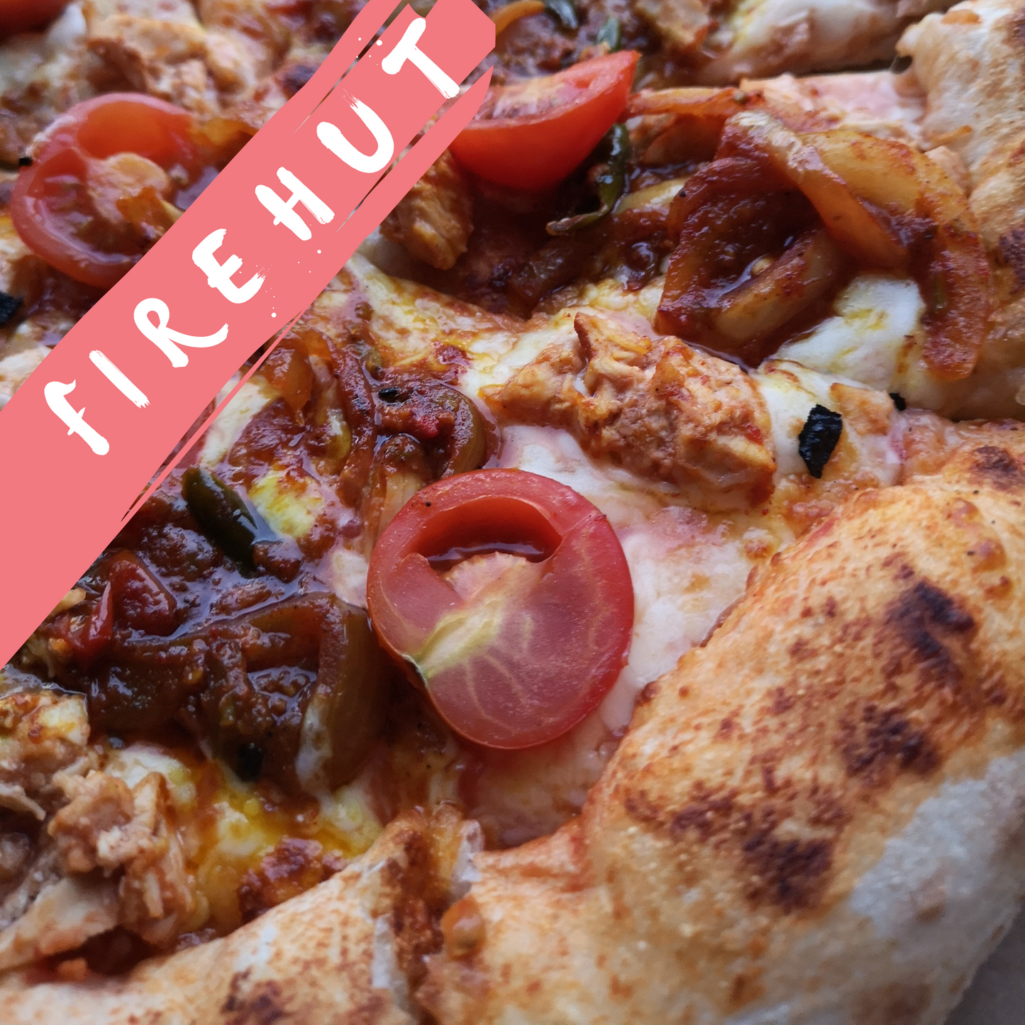 Firehut wood fired pizza - Nduya special pizza.