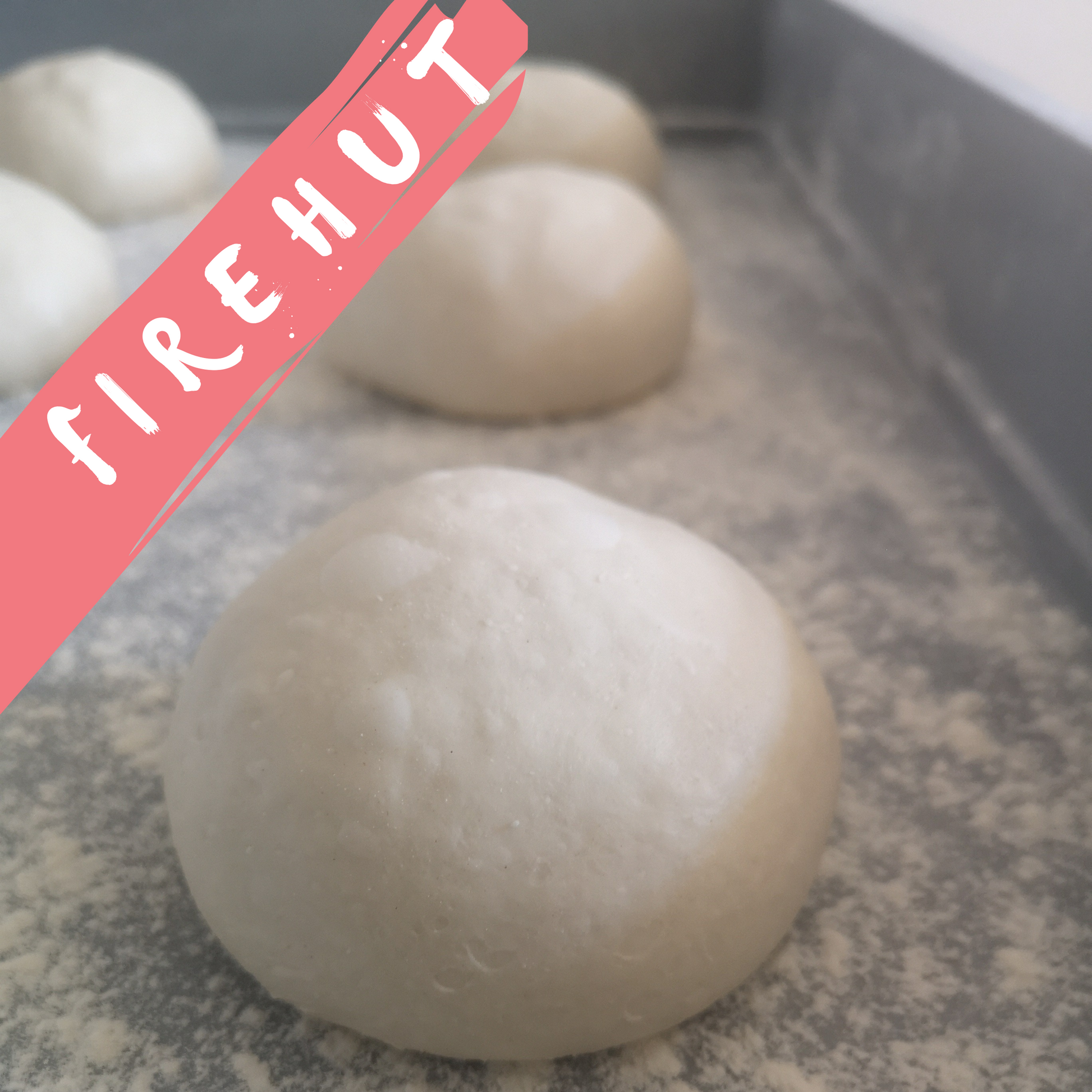 Firehut sourdough pizza dough ball